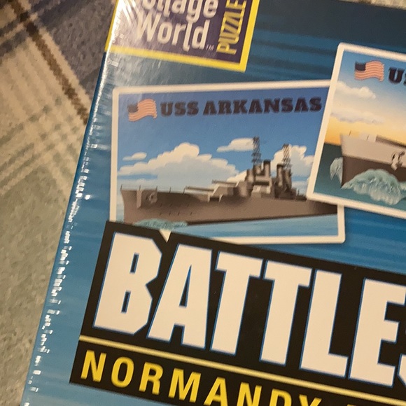 Battleship 500 pc puzzle & collectible cards NIB Military Memorial Day Veteran - Picture 8 of 8